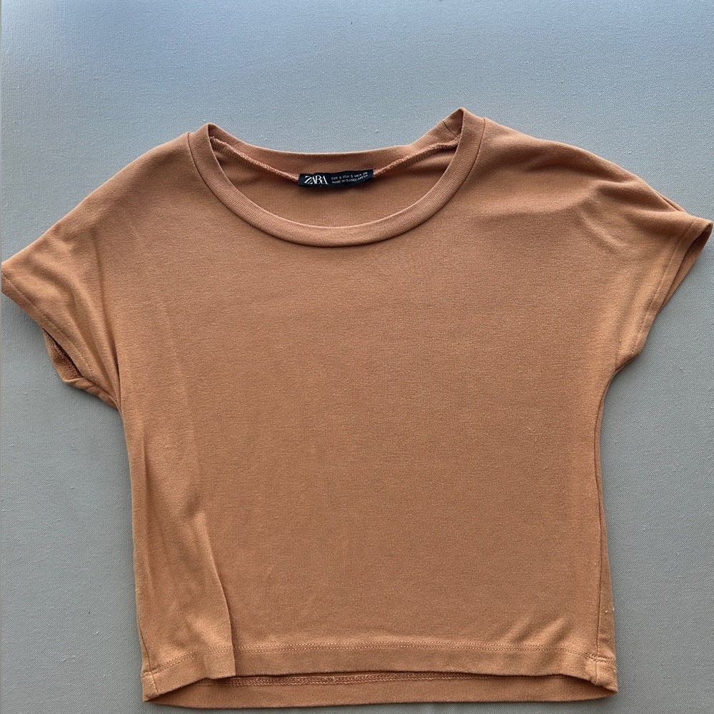 Zara cropped tee